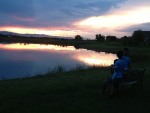 photo colorado sunset august 2013